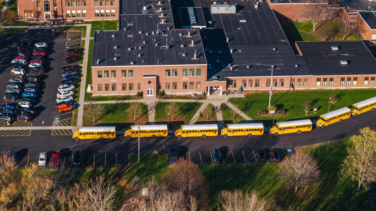 School campus education building